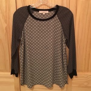 Black and White Designed Top